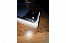 iPhone 17 Pro Max kék 256Gb + Nomad Bőrtok 100% akku