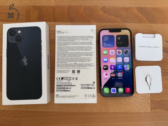 Apple iPhone 13 128 GB, Midnight (éjfekete) színben