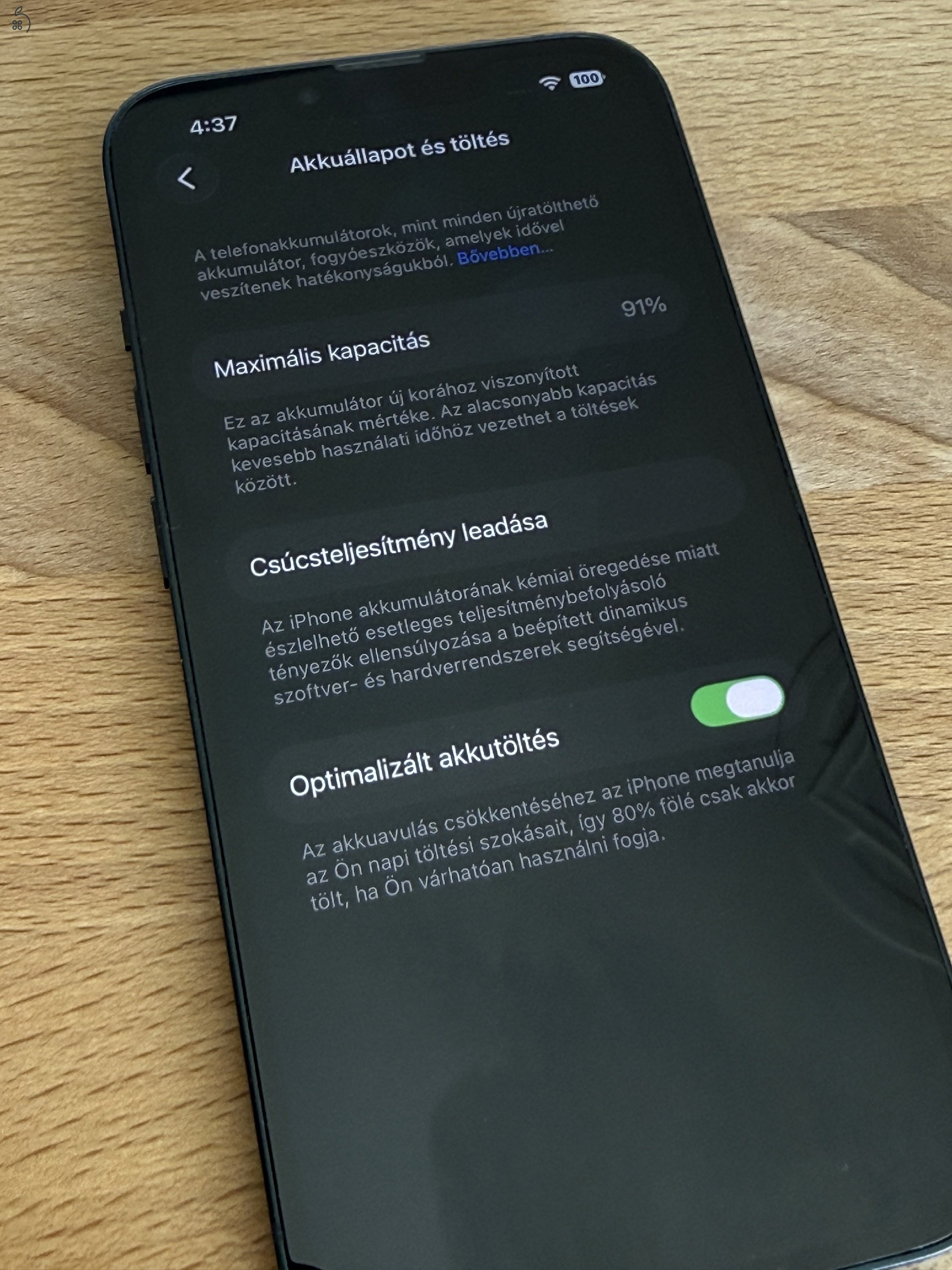 Apple iPhone 13 128 GB, Midnight (éjfekete) színben