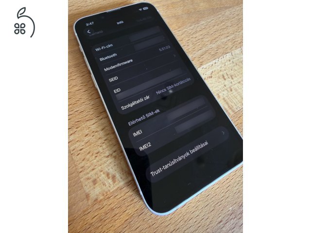 Apple iPhone 13 mini 128 GB Starlight – független, dobozos + 7 tok