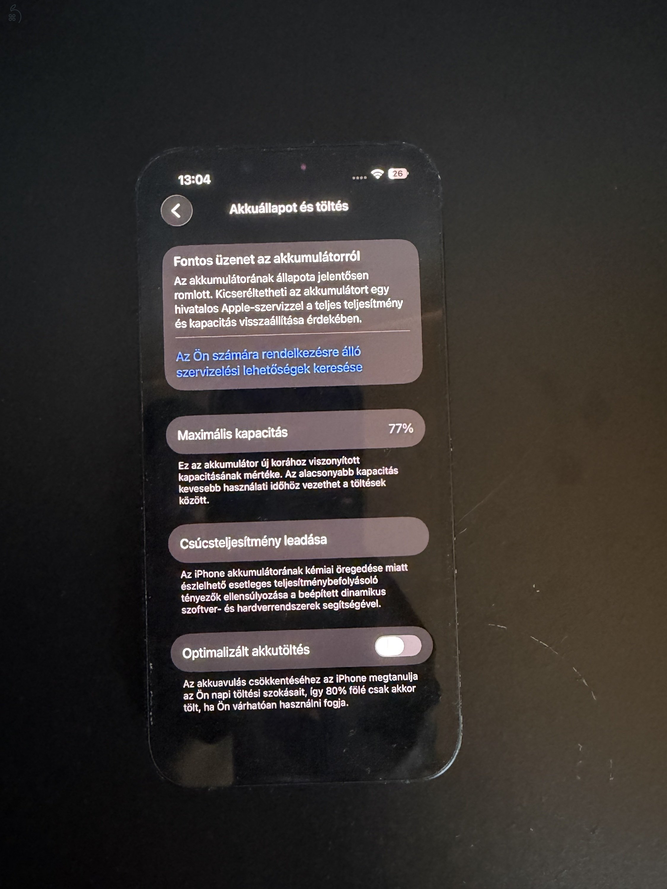 Újszerű iphone 14 128 GB