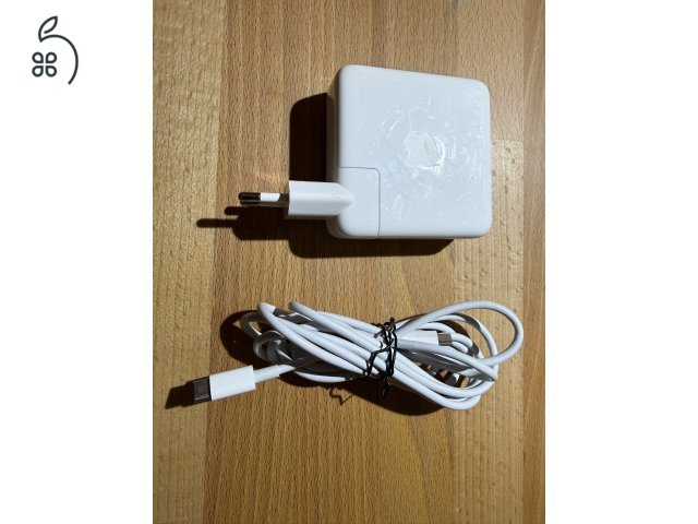 Eredeti Apple 67W USB-C töltő A2518 + USB-C kábel – MacBook
