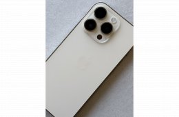 Arany Iphone 14 PRO 256 GB - ajándék tokokkal