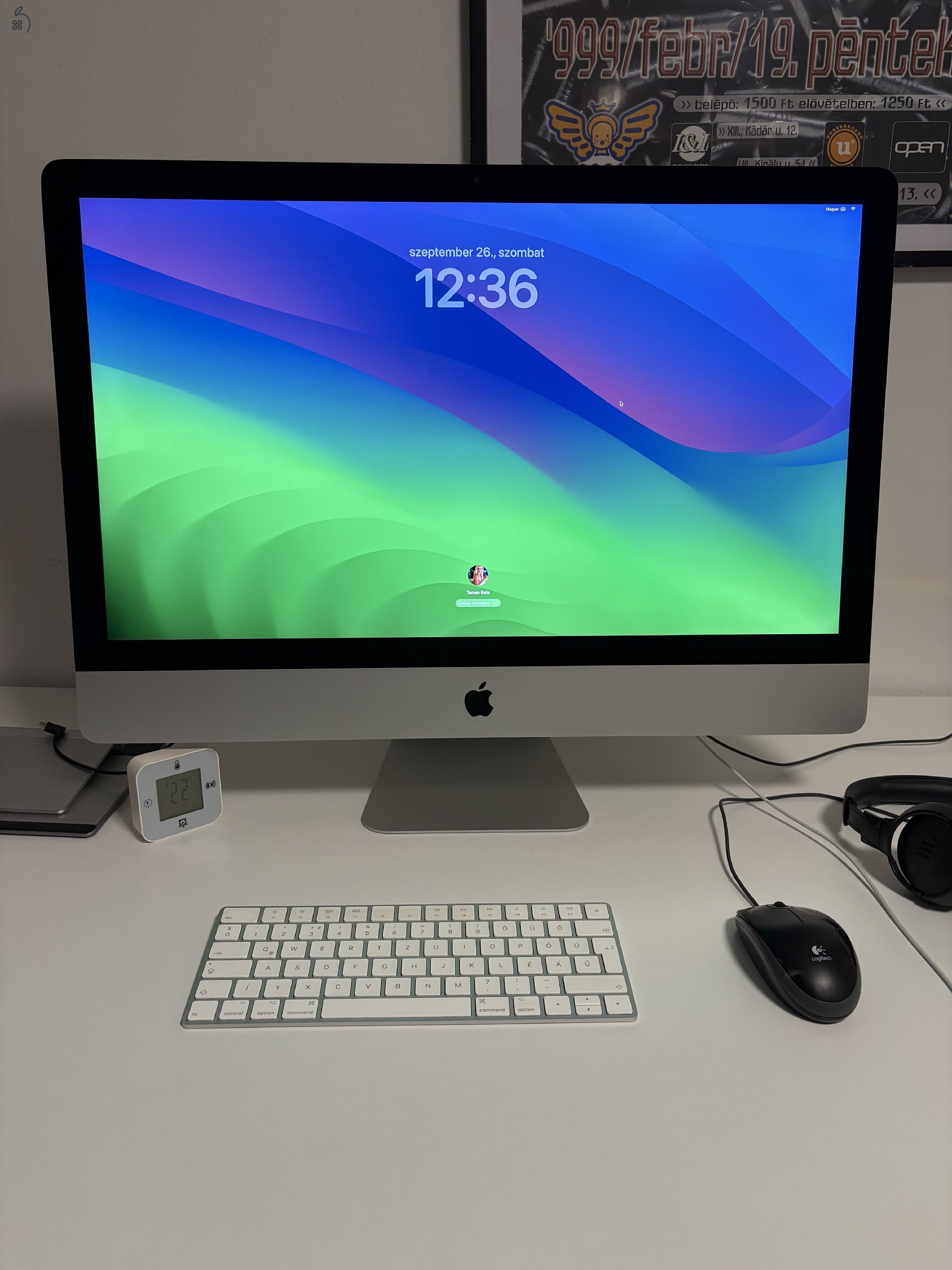 Apple iMac 27” Retina 5K slim (2019) – i5 / 64 GB cserélhető RAM / 1 TB Fusion Drive