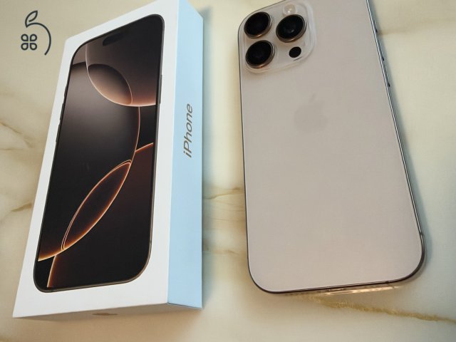 iPhone 16 Pro 256 GB – karcmentes, újszerű állapotban