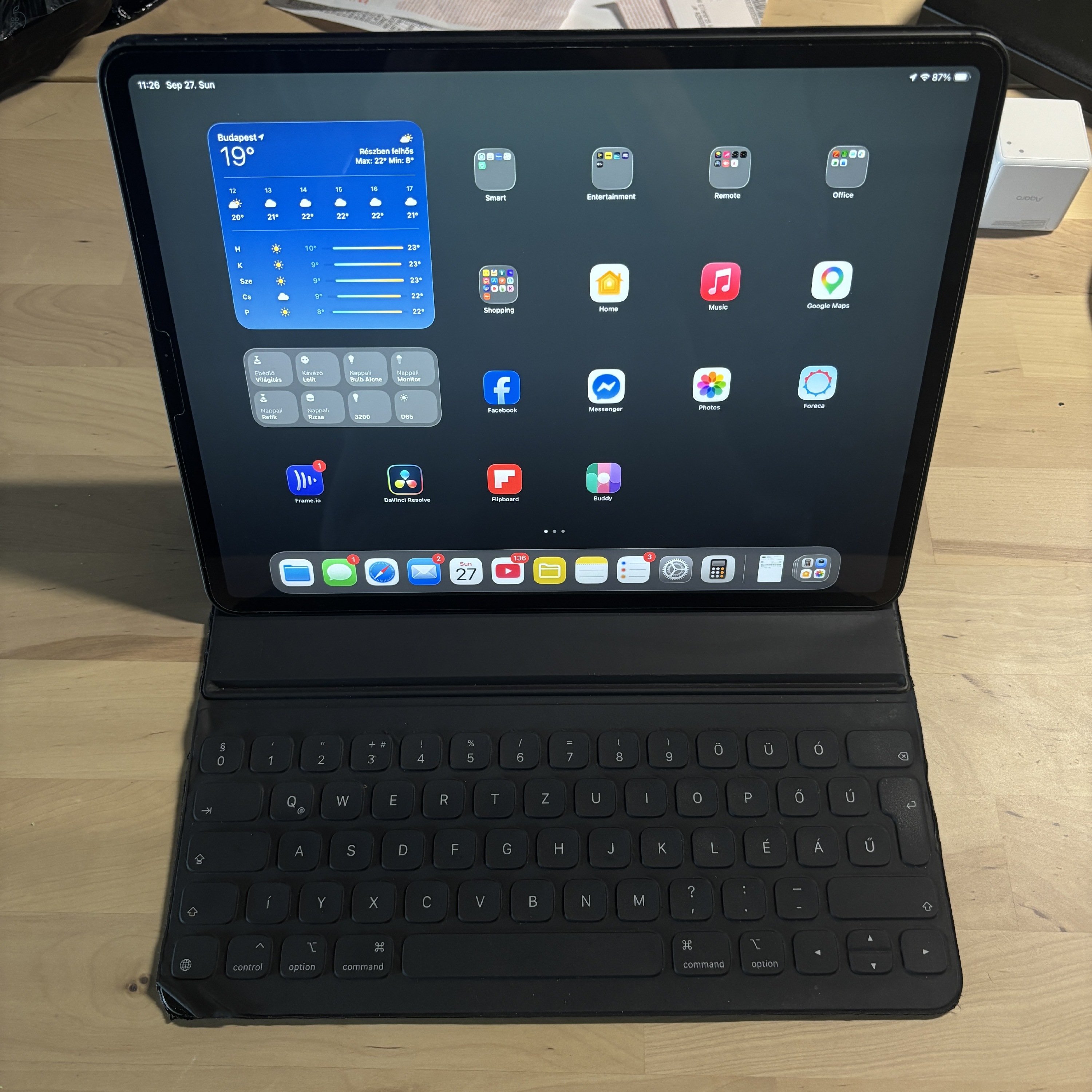 IPad Pro 12.9, 3. gen., 256GB Wifi+Cellular+keyboard+tok