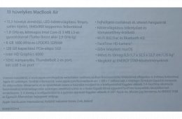 MacBook Air 2017 nagyon jó állapotban