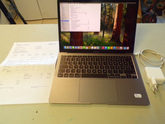 Apple MacBook Air 13.3 M1 (2020) Notebook 2028.08.-hó ig GYÁRI GARANCIA!(zárolt)