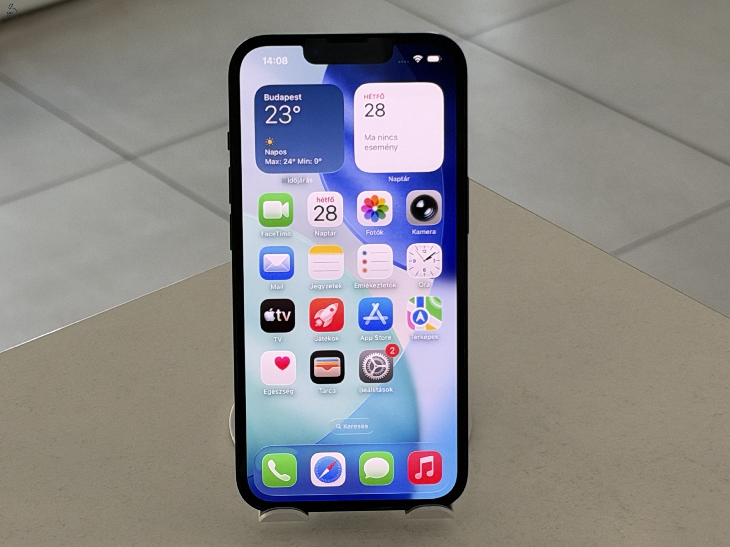 iPhone 14 128GB Független Használt/1 hónap gar./Akku 100%/p5040
