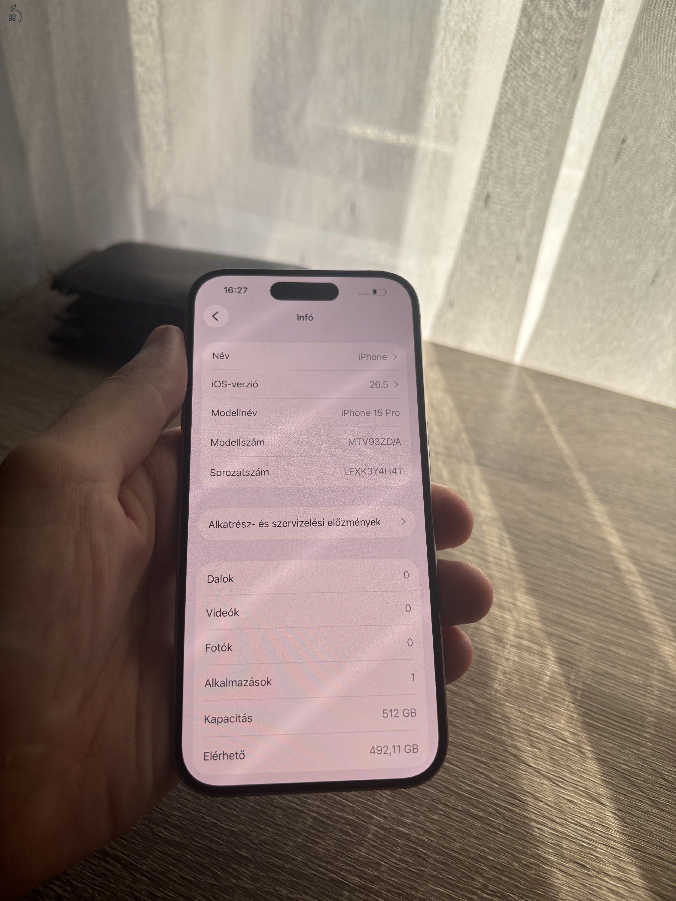 Iphone 15 pro 512gb fuggetlen