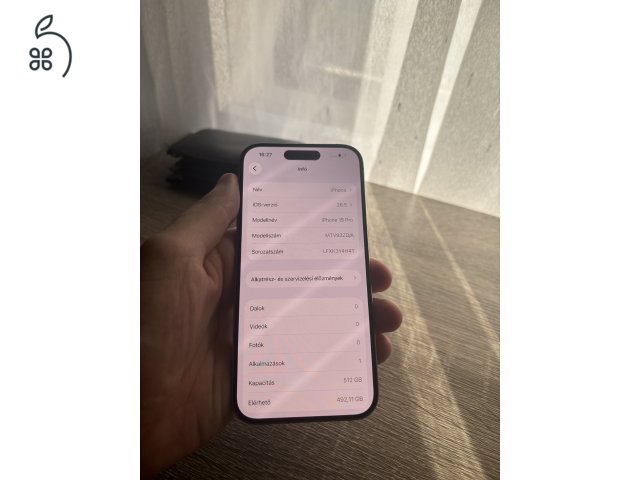 Iphone 15 pro 512gb fuggetlen
