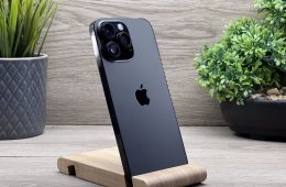 iPhone 14 Pro Max Space Black 256GB 2 ÉV Garanciával Számlával Aksi 100%