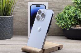 Hibátlan iPhone 14 Pro Silver 128GB 2 ÉV Garanciával Számlával Aksi 100%