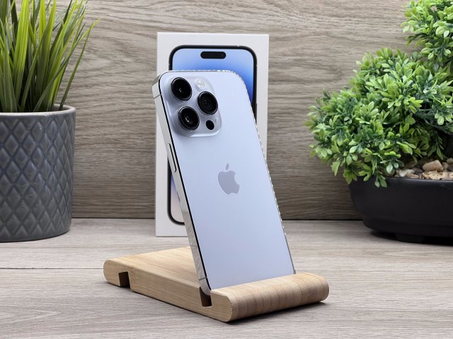 Hibátlan iPhone 14 Pro Silver 128GB 2 ÉV Garanciával Számlával Aksi 100%