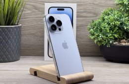Hibátlan iPhone 14 Pro Silver 128GB 2 ÉV Garanciával Számlával Aksi 100%