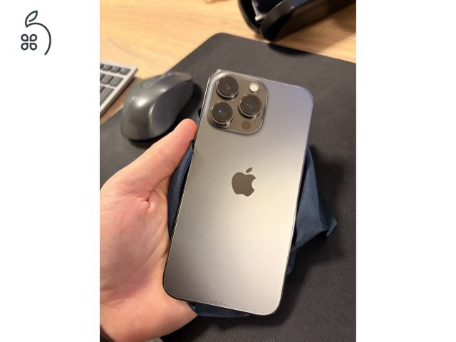 iPhone 13 Pro 256GB Graphite - Gyári dobozában, szép állapotban (78% akku)