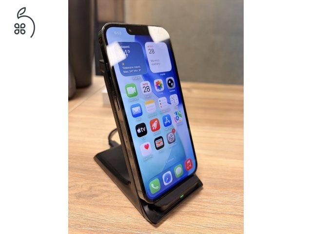 iPhone 13 Pro 256GB Graphite - Gyári dobozában, szép állapotban (78% akku)
