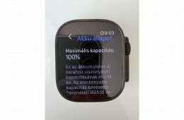 Apple Watch Ultra 2 Akku: 100% Makulátlan! Black Titanium 49 mm GPS+Cellular