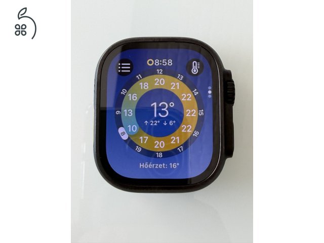 Apple Watch Ultra 2 Akku: 100% Makulátlan! Black Titanium 49 mm GPS+Cellular