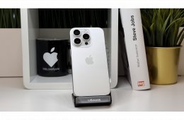 iPhone 15 Pro, 128GB, Fehér, Független - Garancia, Számla, Fehér, Független, Számla, 2 Év Garancia, 100%