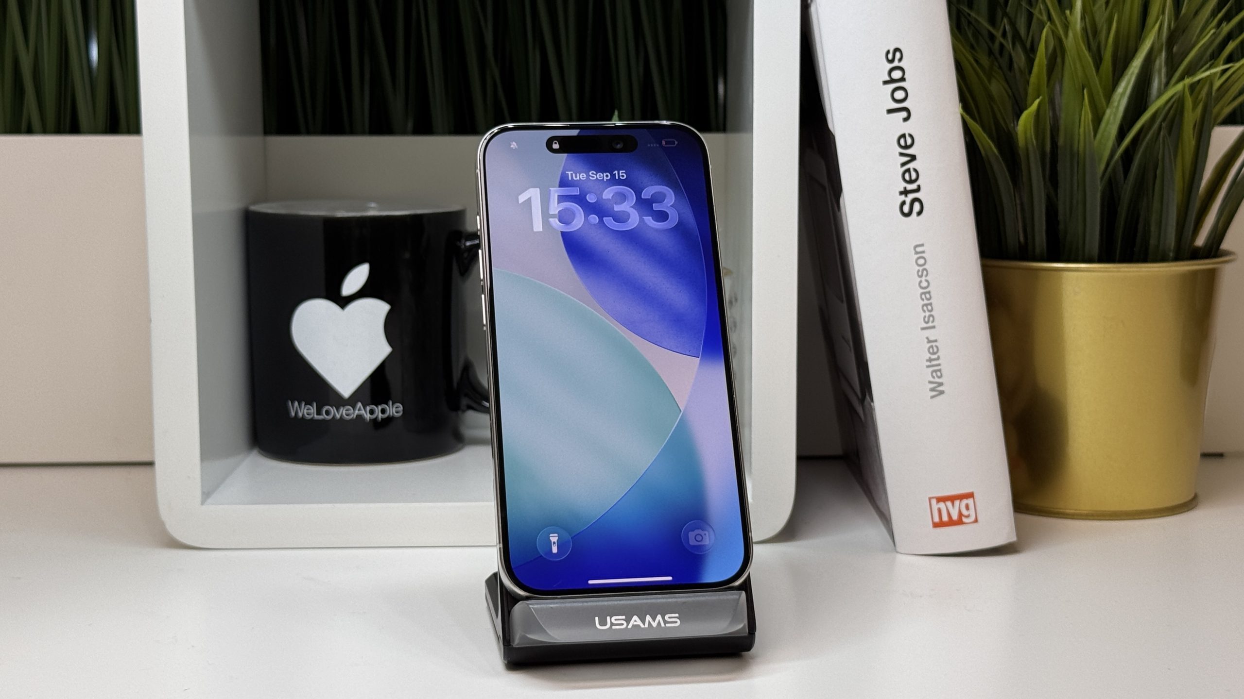 iPhone 15 Pro, 128GB, Fehér, Független - Garancia, Számla, Fehér, Független, Számla, 2 Év Garancia, 100%