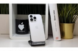 iPhone 16 Pro, 256GB, Fehér, Független - Garancia, Számla, Fehér, Független, Számla, 2 Év Garancia, 91%