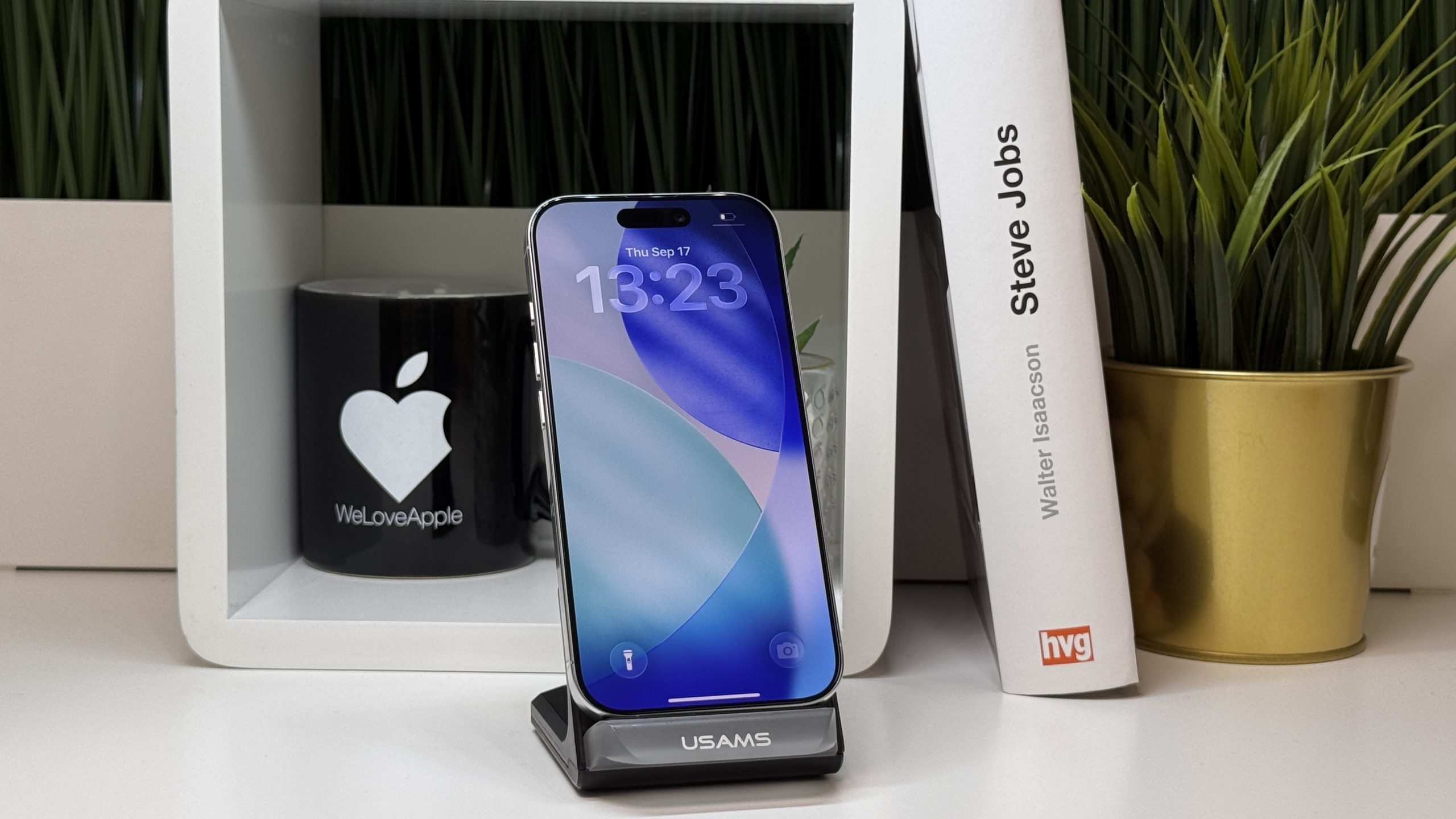 iPhone 16 Pro, 256GB, Fehér, Független - Garancia, Számla, Fehér, Független, Számla, 2 Év Garancia, 91%