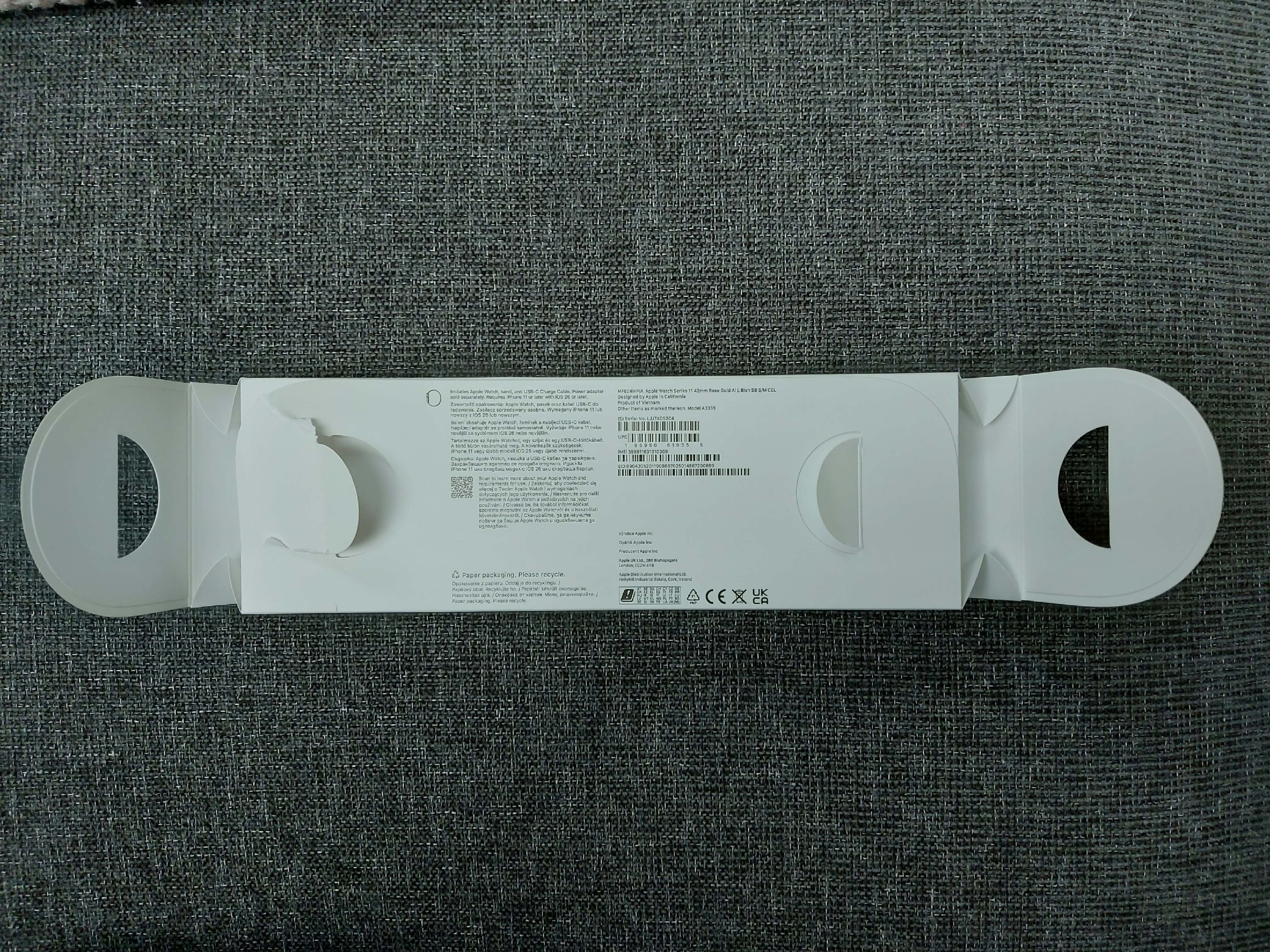 Apple Watch Series 11 - GPS + Cellular - Aluminium Rose Gold 42mm - 1 év garanciával