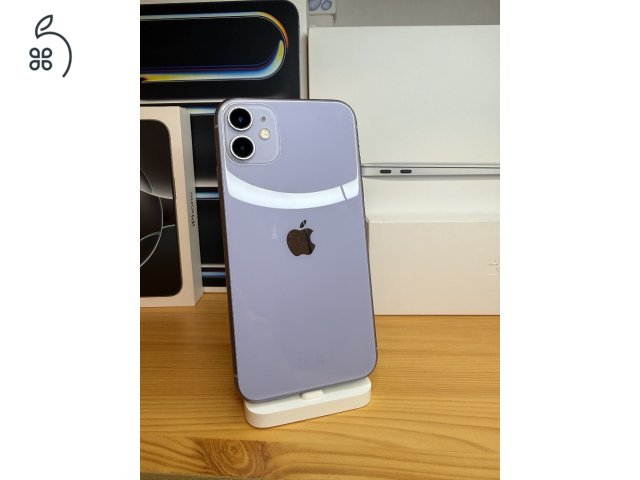 iPhone 11 Független 64GB 100% akku (Kijelző szépséghiba)