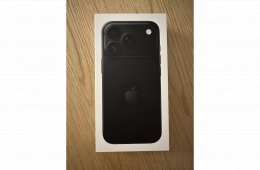 Új bontatlan gyárilag független 18 pro 512 GB matt fekete