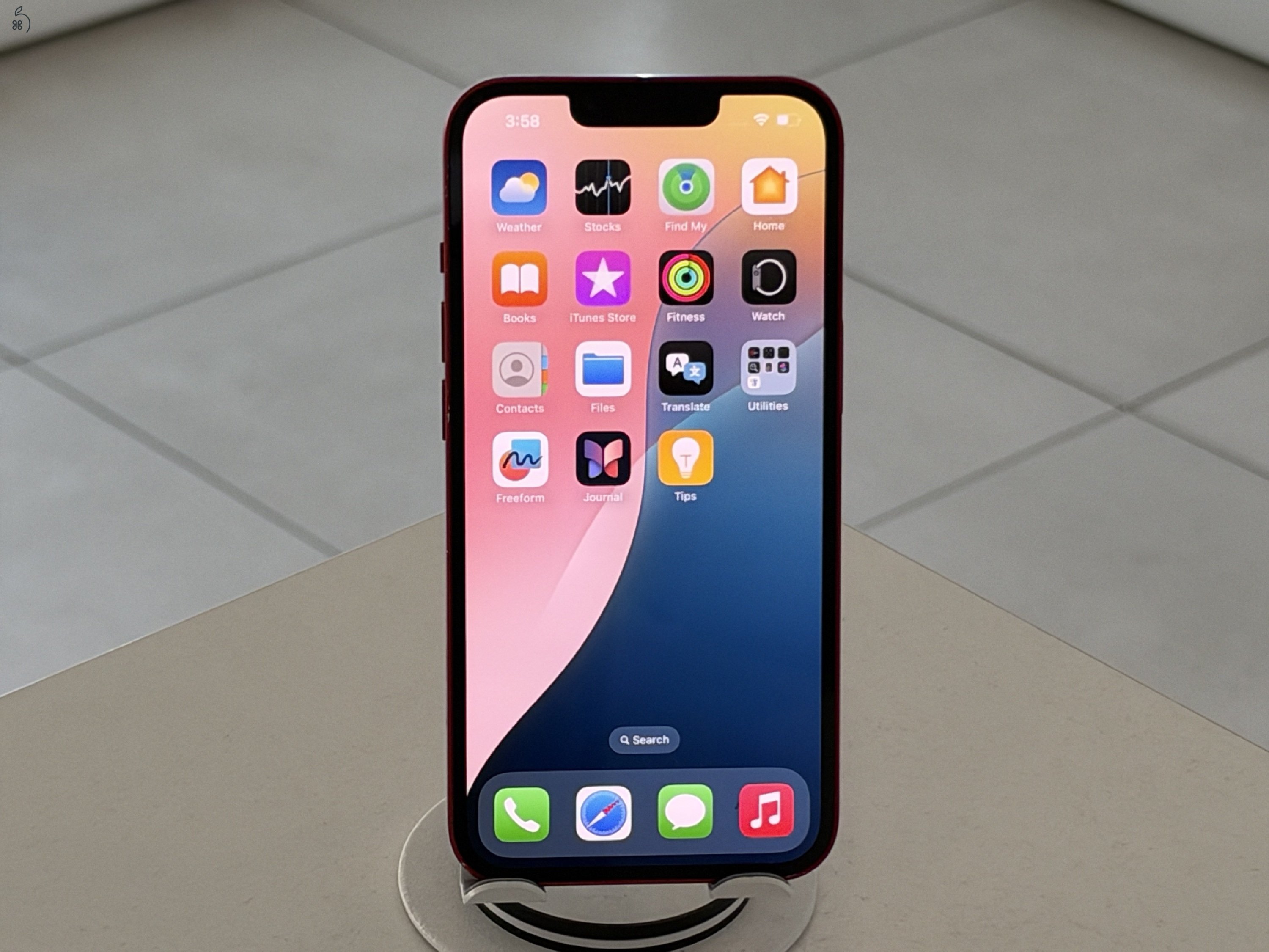 iPhone 13 256GB Független Használt/1 hónap gar./Akku 100%/p5042