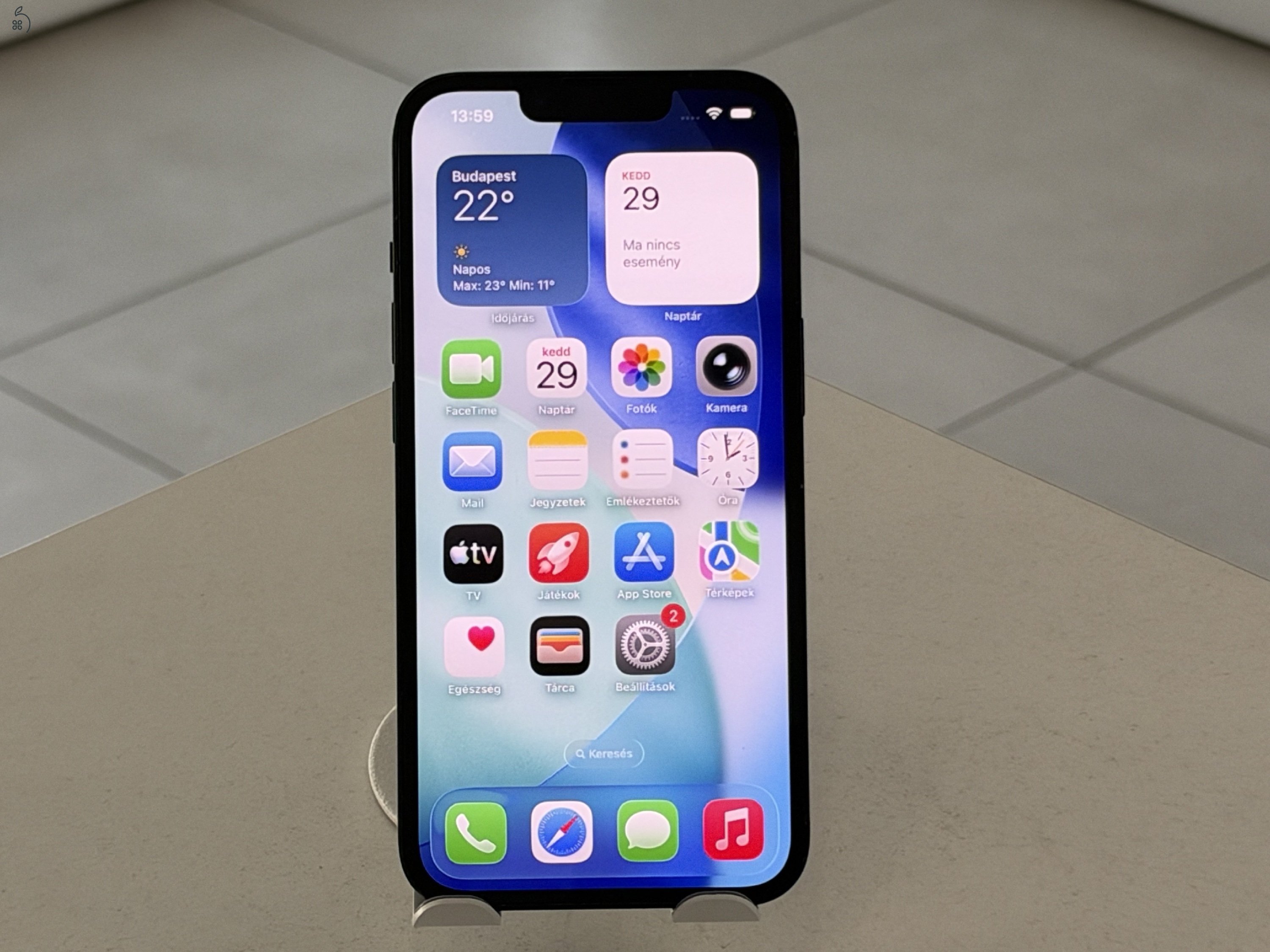 iPhone 13 128GB One Használt/1 hónap gar./Akku 100%/p5044