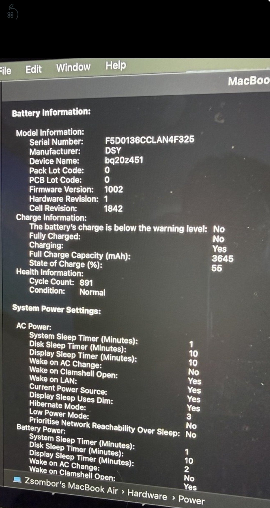 Eladó MacBook Air 13” – 2020, asztroszürke (i5 Intel Core)