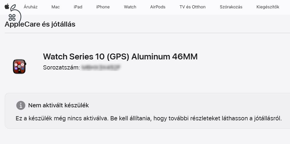 Apple Watch Series 10 GPS 46mm – ÚJ, bontatlan, nem aktivált