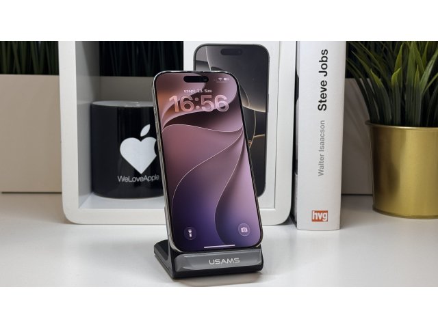 iPhone 15 Pro, 128GB, Szürke, Számla, 2 Év Garancia