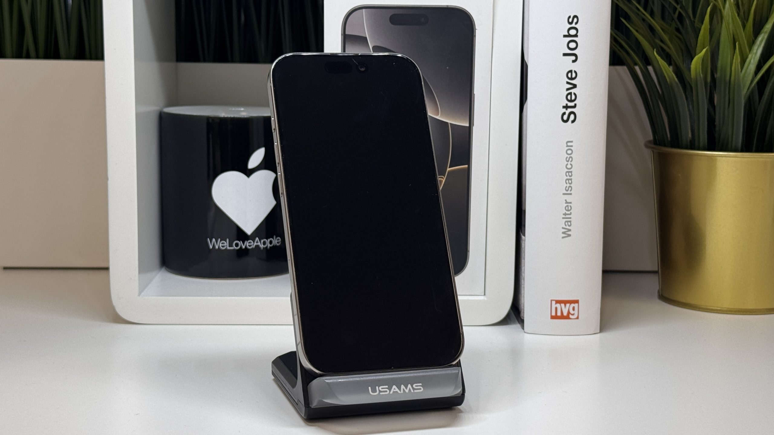 iPhone 15 Pro, 128GB, Szürke, Számla, 2 Év Garancia