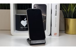 iPhone 15 Pro, 128GB, Szürke, Számla, 2 Év Garancia