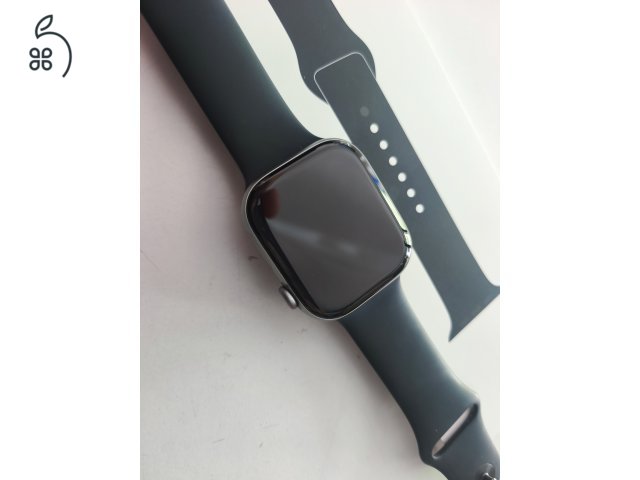 Apple Watch Series 11 46mm karcmentes, 100% aksi, 2028.05.-ig Apple gar ALZA 2 ajándék új gyári szíj
