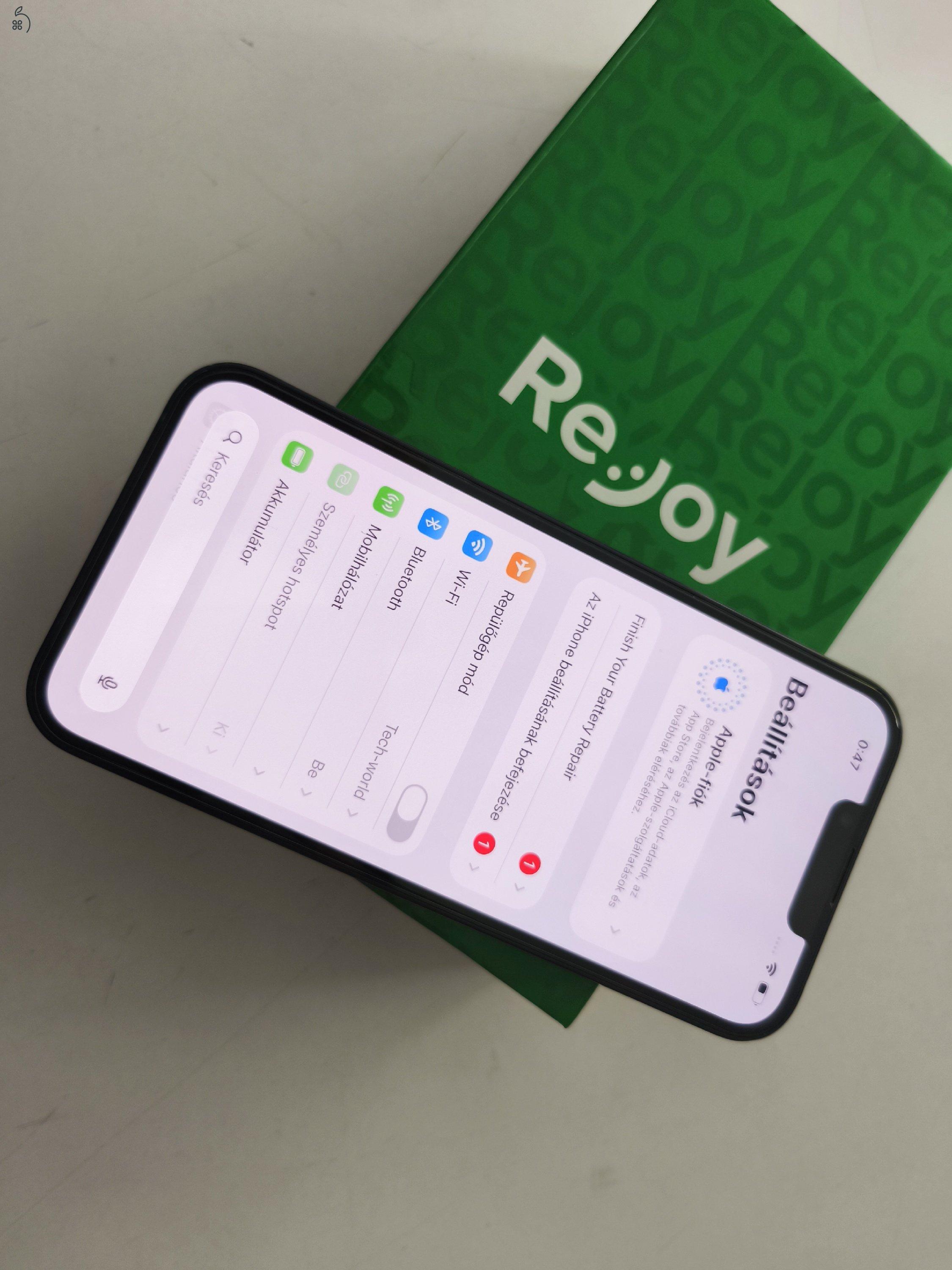 Apple iPhone 13 100% aksi, hibátlan, független, 1 év garanciával
