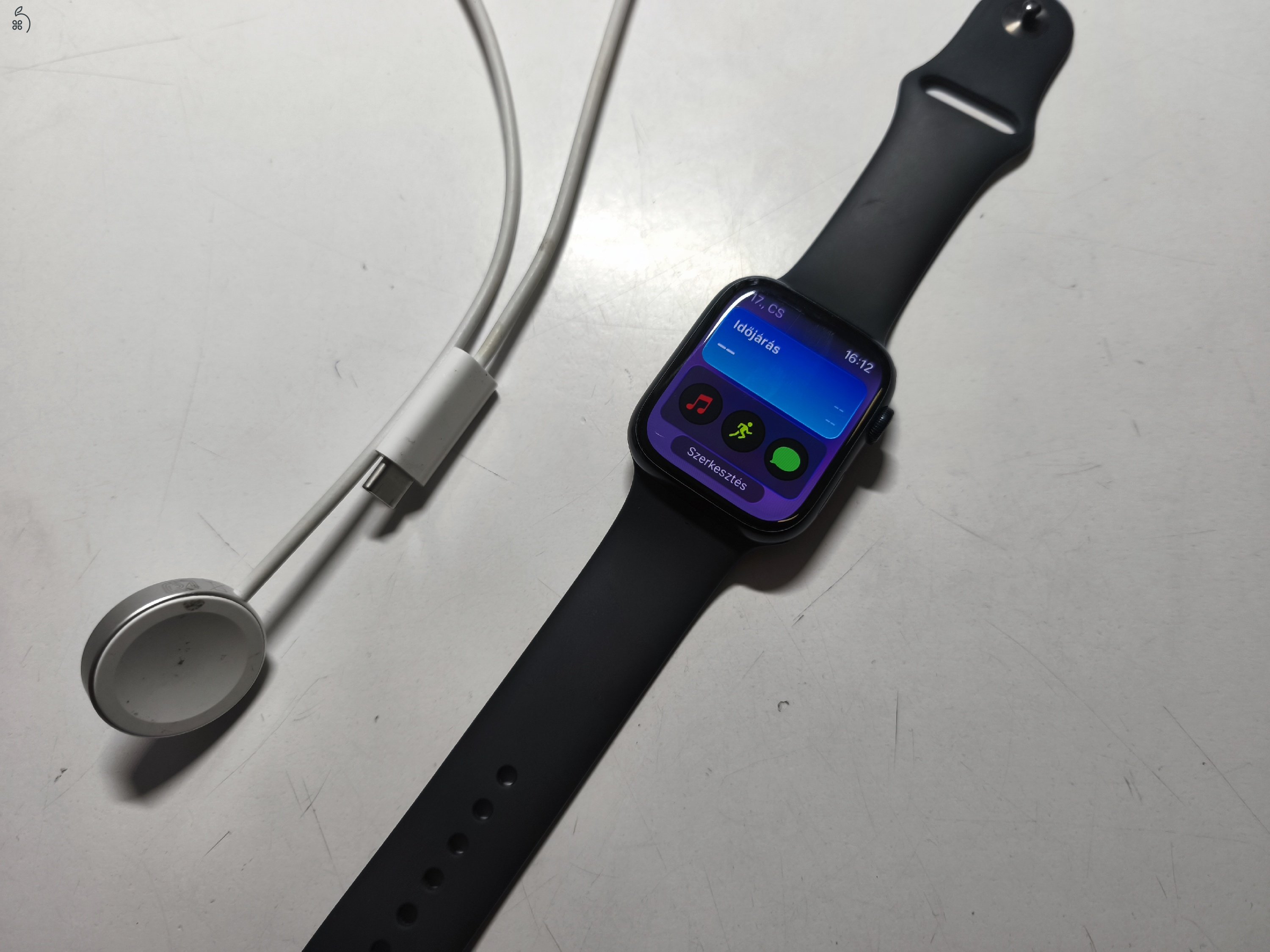 Apple watch series 7 S7, 45mm, hibátlan