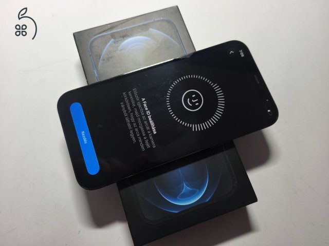 Apple iPhone 12 Pro Max Pacific Blue, 128gb, független, gyári 