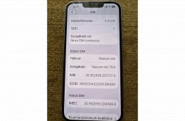 Eladó Iphone 14 hibátlan Független 1 gazdis.128gb Lila.