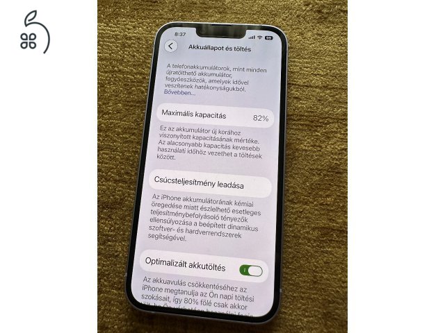 Eladó Iphone 14 hibátlan Független 1 gazdis.128gb Lila.