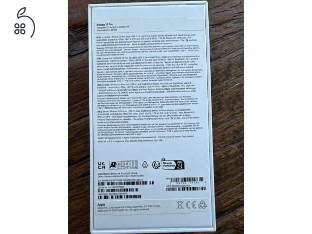 Eladó Iphone 14 pro gold 128gb