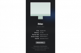 Apple iMac 24″ M3 / 16 GB / 256 GB – 2023 – Mentazöld