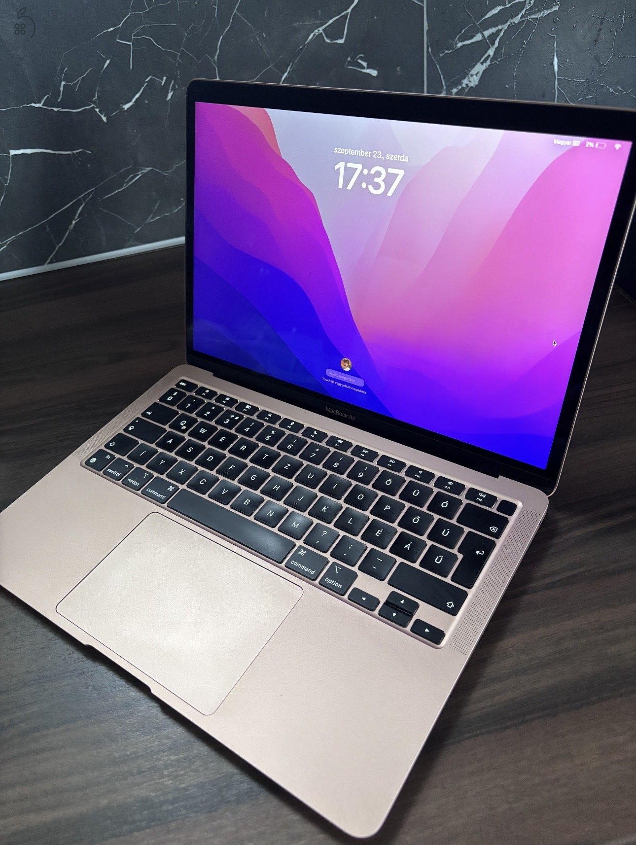 Eladó újszerű MacBook Air M1 (2020) rosegold