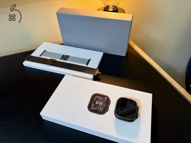 Apple Watch Ultra 3 49 mm eredeti milánói szíjjal