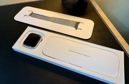 Apple Watch Series 11 GPS + Cellular, 42 mm-es ezüstszínű alumíniumtok, natúr milánói szíj