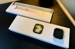 Apple Watch Series 11 GPS + Cellular, 42 mm-es ezüstszínű alumíniumtok, natúr milánói szíj