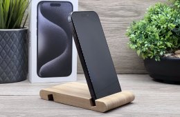 iPhone 15 Pro Black Titanium 512GB 2 ÉV Garanciával 100%